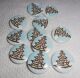 SRH Embellishments - Buttons/Knöpfe Christmas Tree/Weihnachtsbaum Aqua