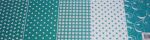 PND Cardstock-Pack 12x12" - Basic Pattern Turquoise