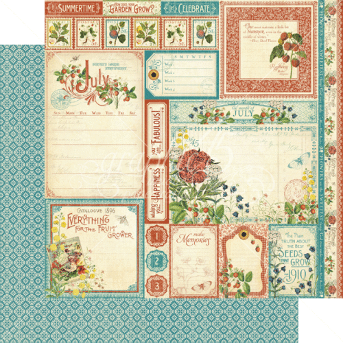 G45 Cardstock - Time to Flourish July