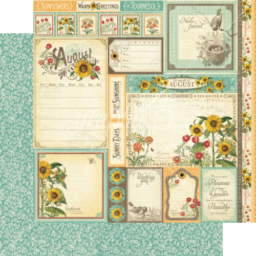 G45 Cardstock - Time to Flourish August
