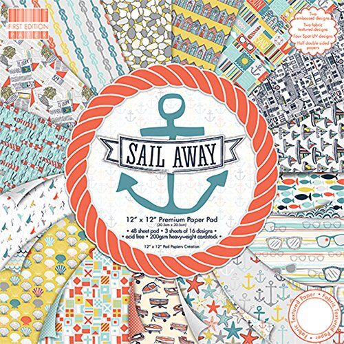 TRC Paper Pad 12"x12" - Sail Away