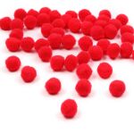 SRH Pompoms - Rot 7 mm