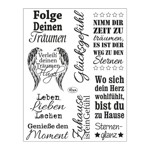VID Clear Stempel - Sprüche II