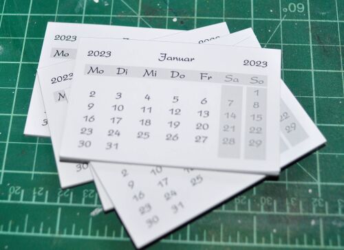 SRH Mini Kalender deutsch 2023