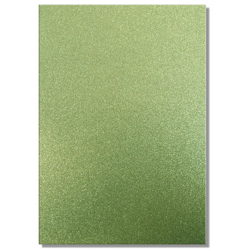 TRC A4 Glitter Cardstock - Kiwi