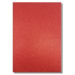 TRC A4 Glitter Cardstock - Red