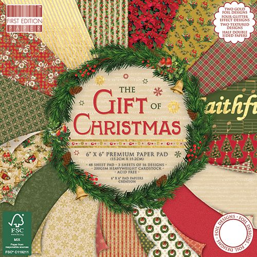 TRC Paper Pad 6x6 - First Edition The gift of Christmas