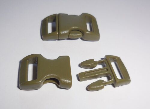 SRH Embellishments - Schnallen/Buckles Paracord 14 mm Oliv