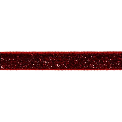 CCH Ribbon/Band - Rot Glitzer
