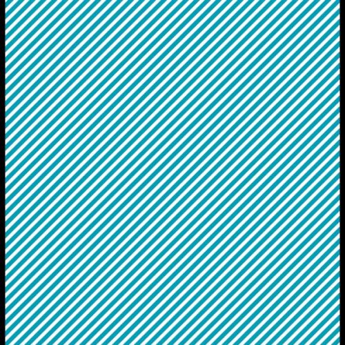 KSA Cardstock 12"x12" - Stars/Étoile-Rayure Turquoise