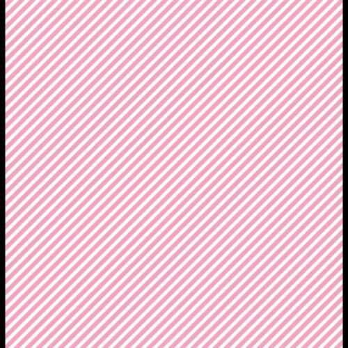 KSA Cardstock 12"x12" - Stars/Étoile-Rayure Pink