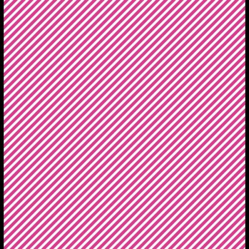 KSA Cardstock 12"x12" - Stars/Étoile-Rayure Fuchsia