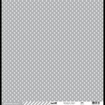 KSA Cardstock 12"x12" - Stars/Étoile-Rayure Gray