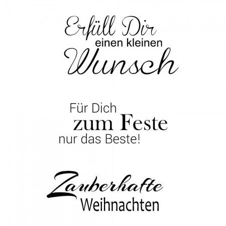 EFC Clear Stempel - Erfüll Dir einen kleinen Wunsch