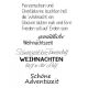 EFC Clear Stempel - Gemütliche Weihnachtszeit
