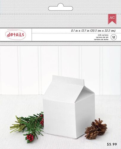 AMC Paper Art - Milchkarton/Milk cartons 12 Stück