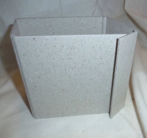 SRH Buchhülle/Einband mit Überschlag aus Graupappe 158x158x60 mm (HxBxT)