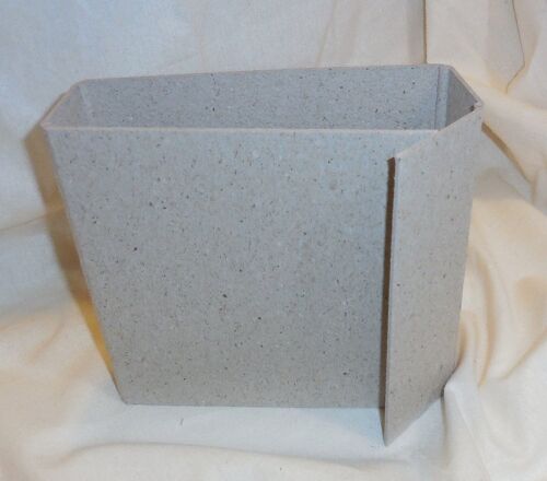 SRH Buchhülle/Einband mit Überschlag aus Graupappe 108x108x60 mm (HxBxT)