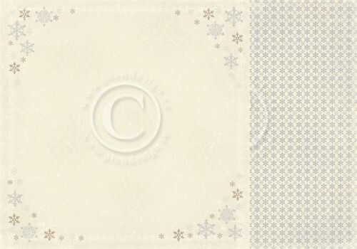 PIO Cardstock - Greetings from the North Pole Snowflakes