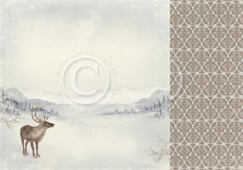 PIO Cardstock - Greetings from the North Pole Santas Reindeer