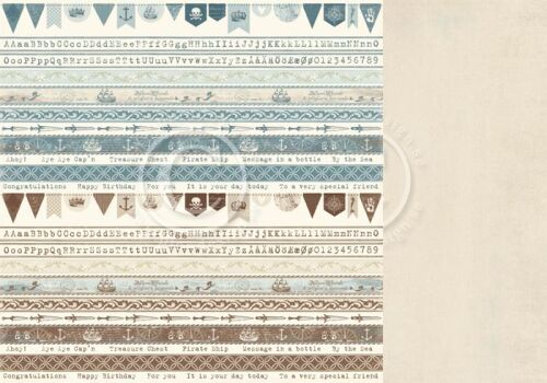PIO Cardstock - Legends of the Sea Borders