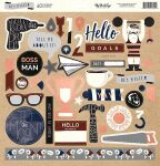 MYM Chipboard 12"x12" - Hey Mister