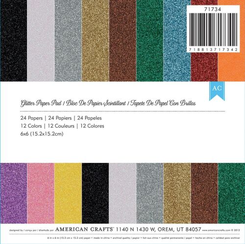 AMC Paper Pack 6x6" - Glitter