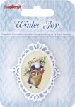 SCB Embellishments - Metal Frame Winter Joy