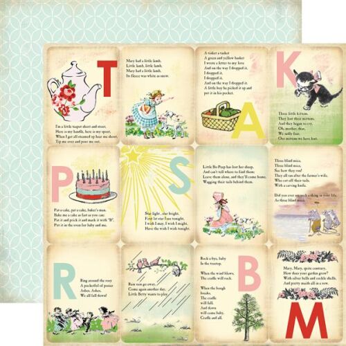 CTB Cardstock - Baby Mine Girl Nursery Rhymes