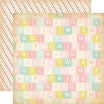 CTB Cardstock - Baby Mine Girl Alphabet Soup