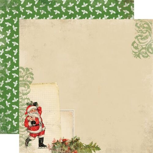 CTB Cardstock - Christmas Time Santa Claus