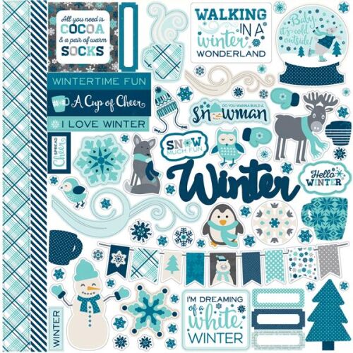 ECP Sticker 12x12 - Hello Winter