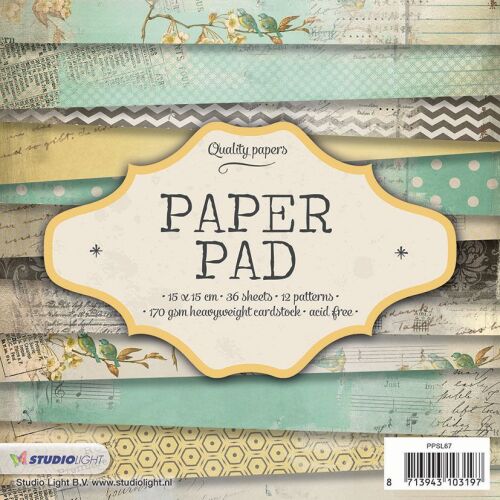 STL Paper Pad 6x6 - Antiques