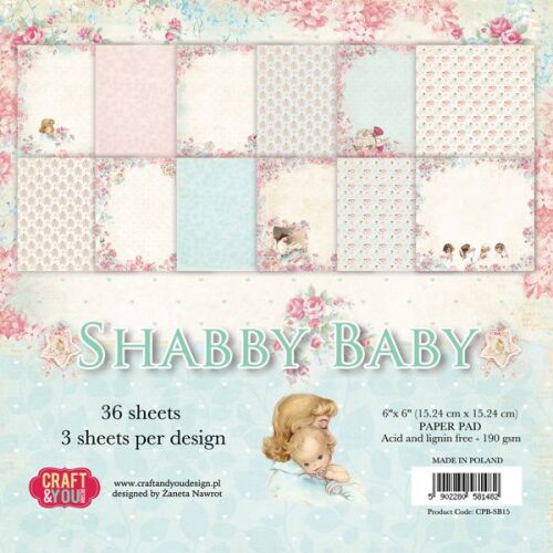 CYD Paper Pack 6x6" - Shabby Baby