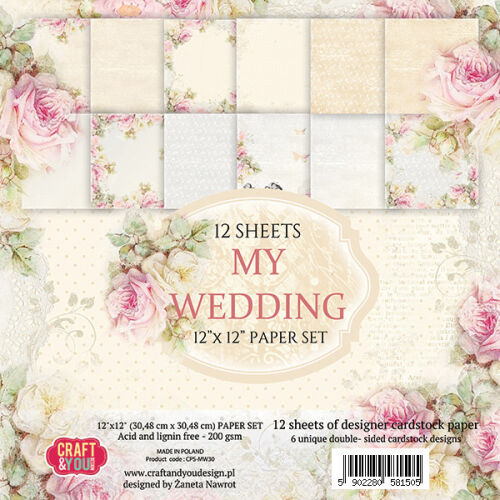 CYD Paper Pack 12x12 - My Wedding