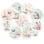 P13 Embellishment - Round Tags Cute & Co