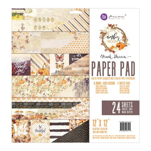 PRM Paper Pad 12x12 - Amber Moon