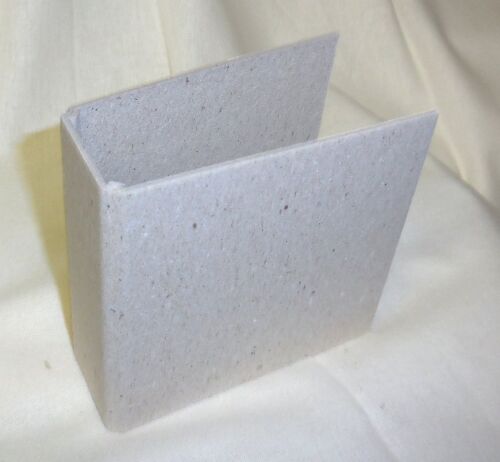 SRH Buchhülle/Einband aus Graupappe 108x108x40 mm (HxBxT)