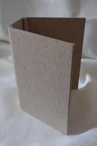 SRH Buchhülle/Einband aus Graupappe 108x75x40 mm (HxBxT)