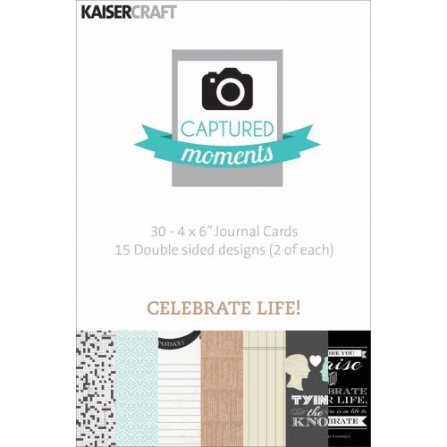 KSC Journal Cards 6"x4" - Captured Moments Celebrate Life