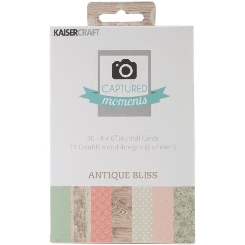 KSC Journal Cards 6"x4" - Captured Moments Antique Bliss