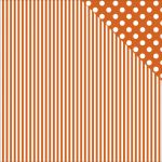 KSC Cardstock - Back to Basic Orange Stripe