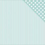 KSC Cardstock - Back to Basic Seabreeze Stripe