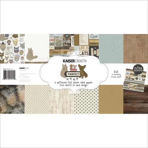 KSC Paper Pack 12x12 - Cat Pawfect