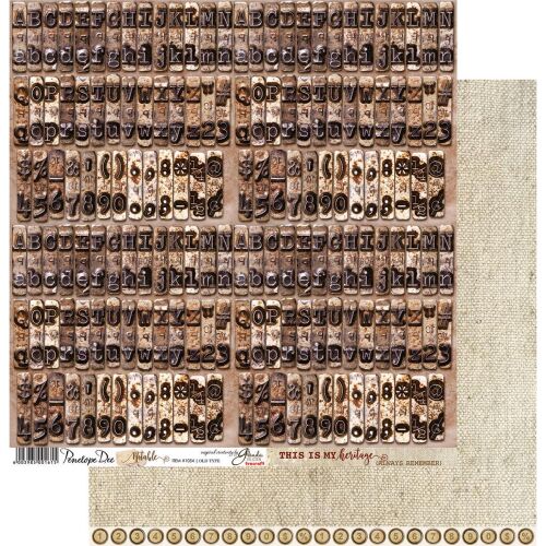 PNL Cardstock - Noteable Old Type