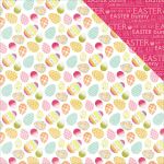 PTP Cardstock - Happy Easter Coloured Eggs