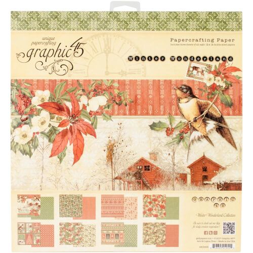 G45 Paper Pad 12"x12" - Winter Wonderland