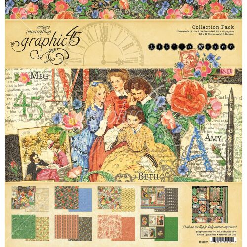 G45 Paper Pad 12 x 12 - Little Women