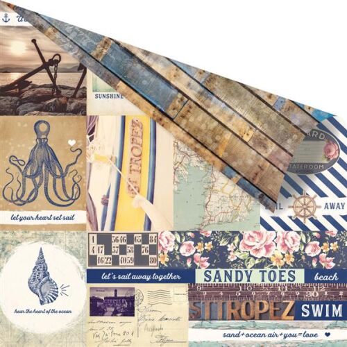 PRM Cardstock - St. Tropez Port of St. Tropez