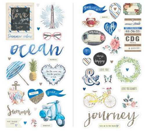 PRM Chipboard Sticker - St. Tropez